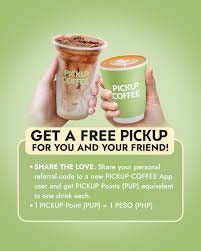 pick up coffee menu